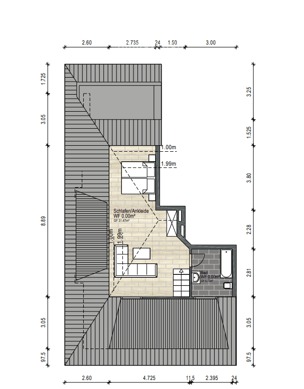 GRUNDRISS DACHGESCHOSS